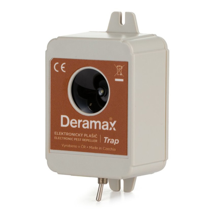 Deramax®-Trap - Ultrazvukový plašič (odpudzovač) mačiek, psov a divokej zveri