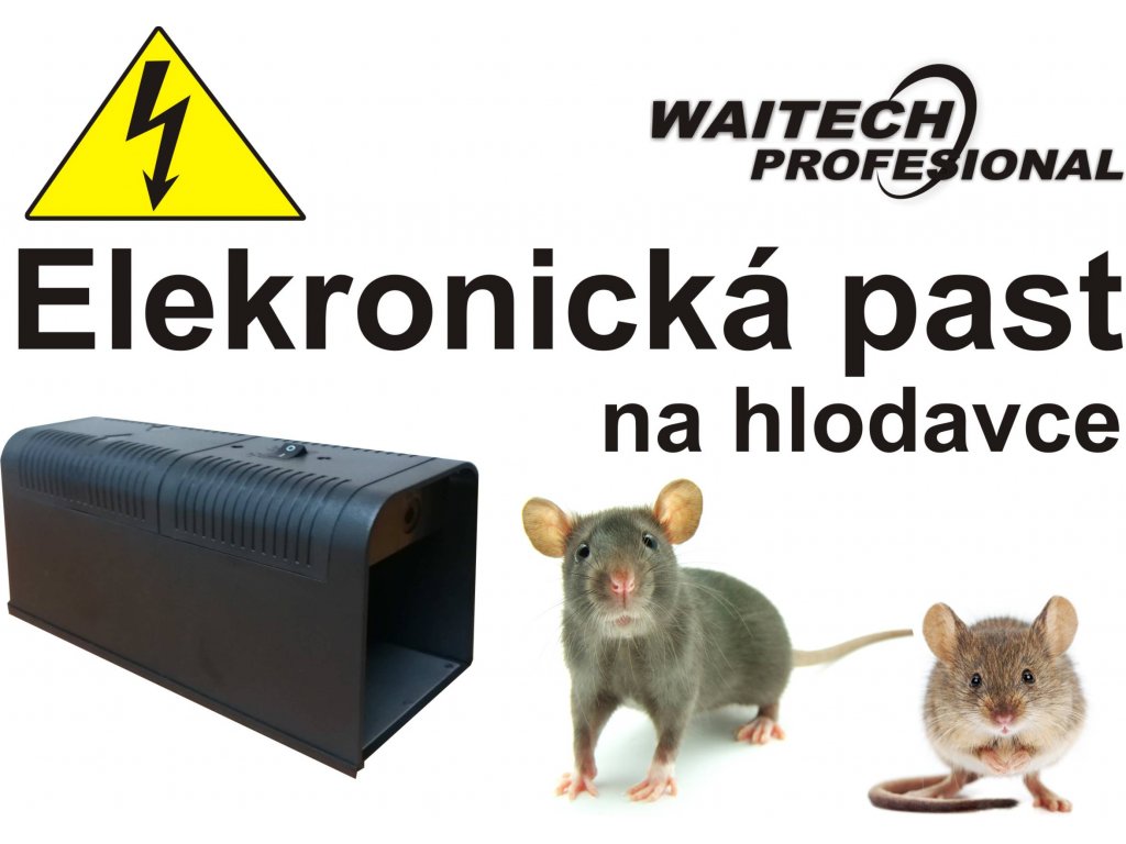 Elektronická pasca na hlodavce Waitech Profesional