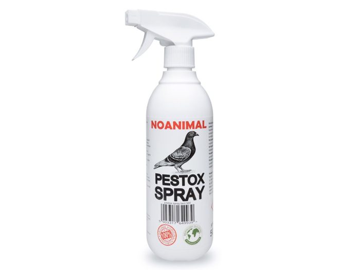 Pachový odpudzovač holubov a iných vtákov NOANIMAL PESTOX SPRAY P500B 500ml • Kliešť.sk
