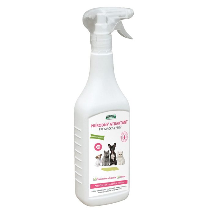Prírodný atraktant pre mačky a psov 750 ml EKOLAS • Kliešť.sk