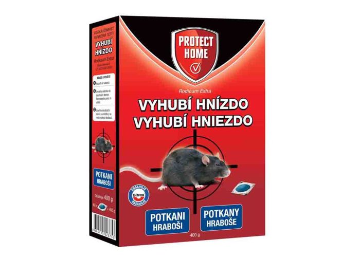 RODICUM EXTRA Mäkká návnada Potkany a hraboše 40x10g 400g Protect Home • Kliešť.sk
