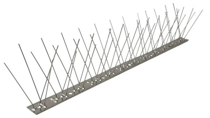 48 hrotov Zábrana proti vtákom Pecon SPIKE-55-0, 48 hrotov, L-50 cm,nerez Strend Pro • Kliešť.sk