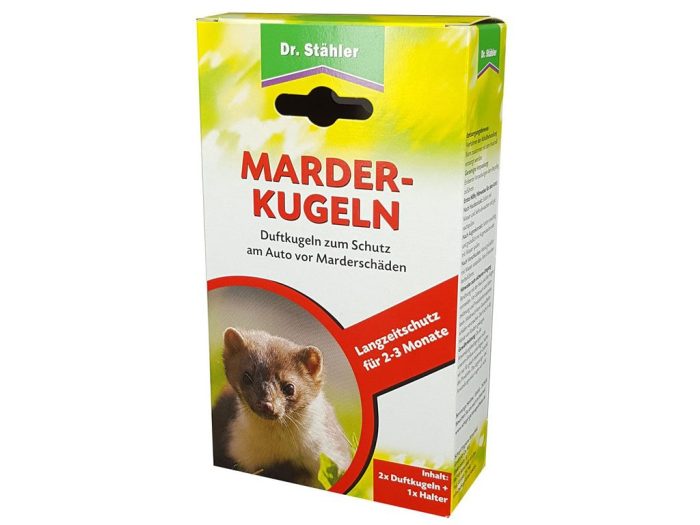 Závesný odpudzovač kún do auta DR.STÄHLER MARDER KUGELN • Kliešť.sk