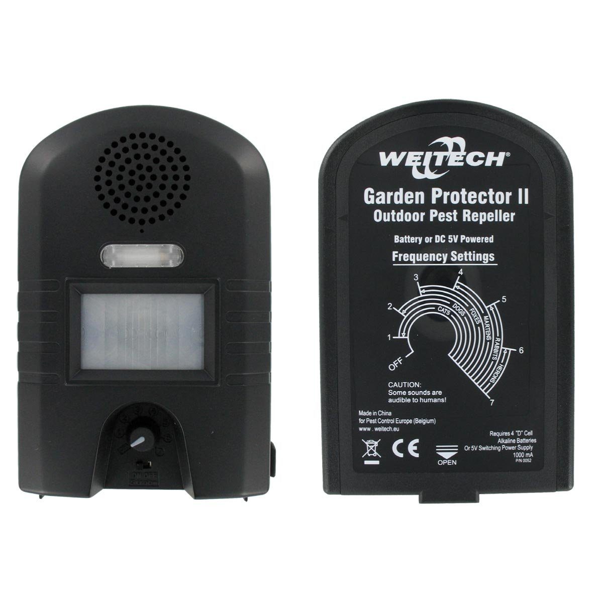 Ultrazvukový plašič psov a mačiek WEITECH WK0052 Napájací adaptér pre Weitech WK0052