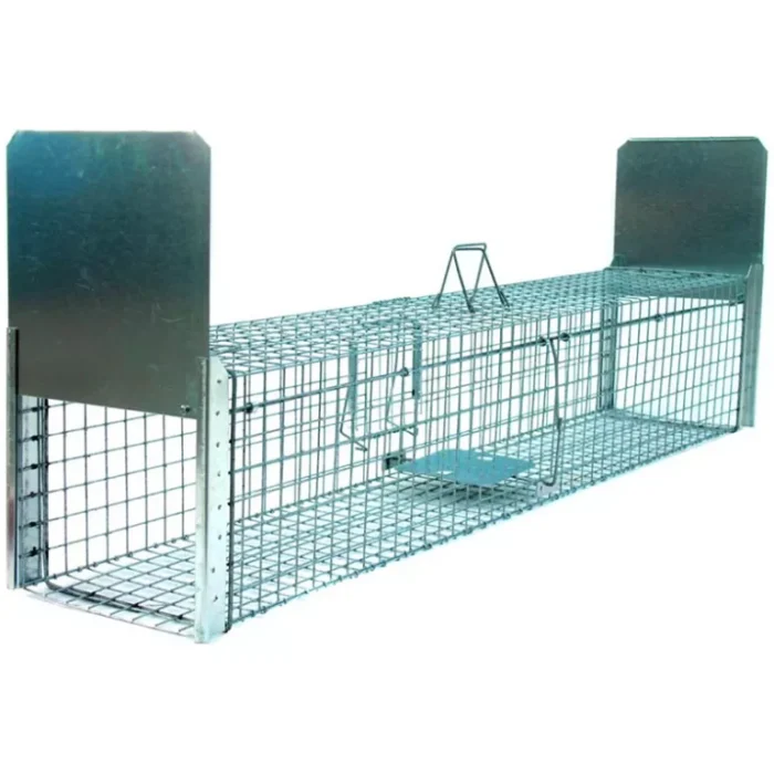 Profesionálna pasca na líšky Profesionálna pasca na líšky, kuny, vydry a mačky ST118x34x34V2cm Zielona Łapka • Kliešť.sk