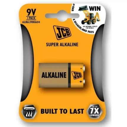 Alkalická batéria 9V JCB SUPER 6LR61