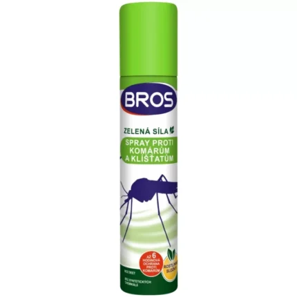 BROS - ZELENÁ SILA spray proti komárom a kliešťom 90 ml Kliešť.sk • Nedajte klieštom šancu!