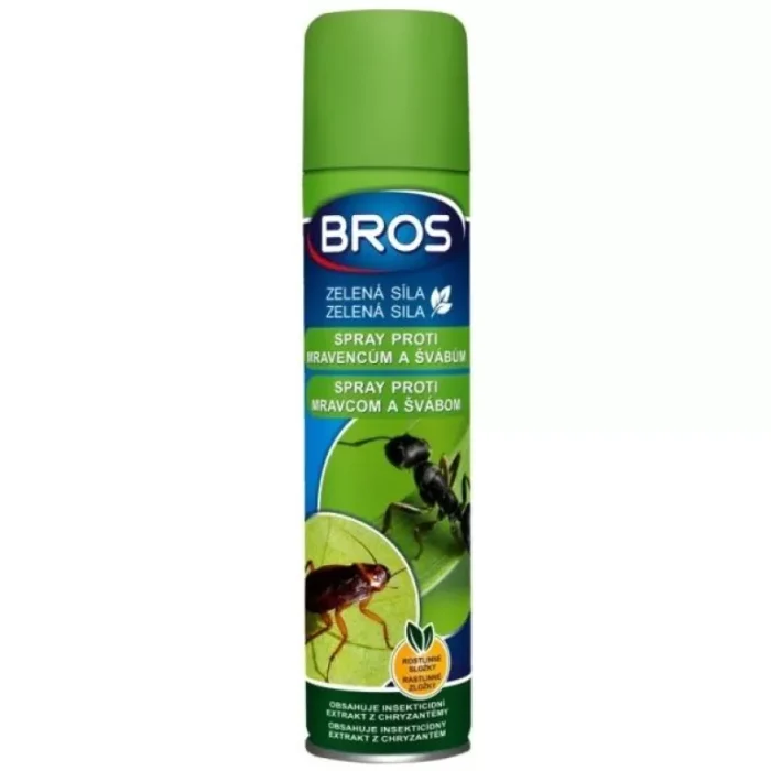 BROS - ZELENÁ SILA spray proti mravcom a švábom 300 ml BROS – ZELENÁ SILA spray proti mravcom a švábom 300 ml • Kliešť.sk