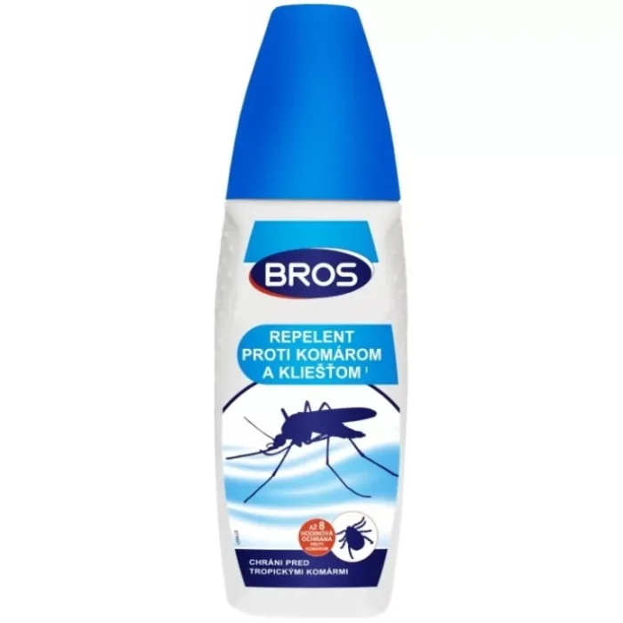 BROS repelent rozprašovač proti komárom a kliešťom 100ml BROS repelent rozprašovač proti komárom a kliešťom 100ml