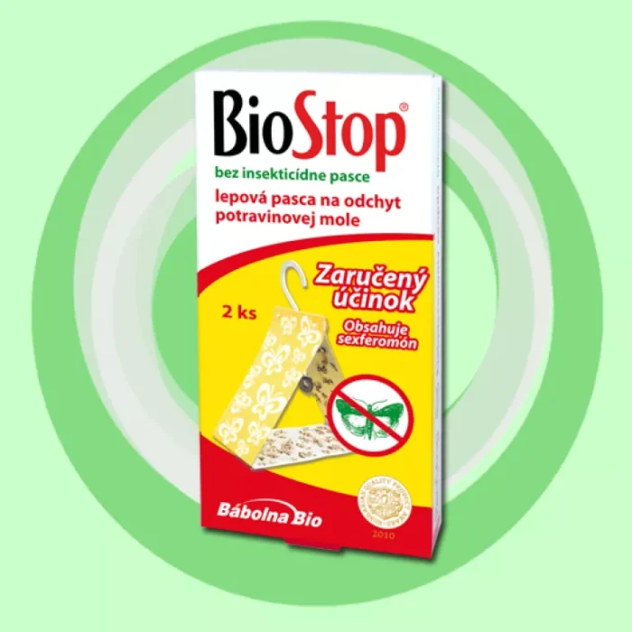 BioStop lep potravinová moľa 2ks/bal BioStop lep potravinová moľa 2ks/bal