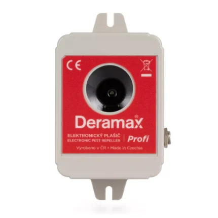 Deramax® Profi Ultrazvukový odpudzovač - plašič kún a hlodavcov Deramax-Profi Ultrazvukový odpudzovač-plašič kún a hlodavcov