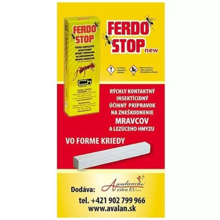 FerdoStop® FerdoStop®, krieda proti mravcom a plošticiam