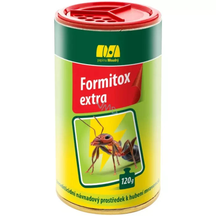 Prášok na mravce Formitox Extra Prášok na mravce Formitox Extra, 120 g Papírna Moudrý