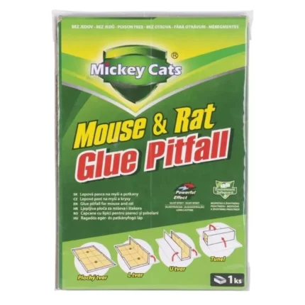 Doska Mickey Cats Doska Mickey Cats, 19x13 cm, lepová pasca na myši a potkany, Poison-Free