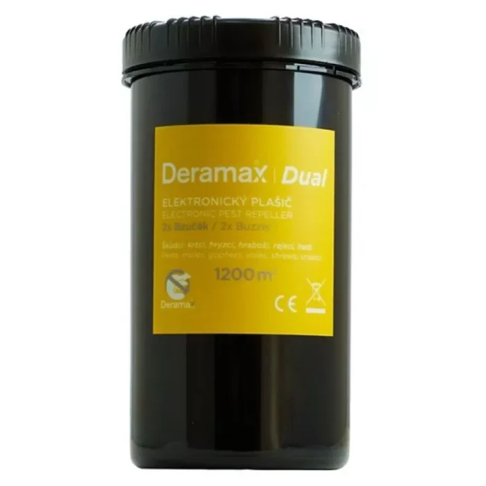 Deramax® Dual Elektronický plašič - odpudzovač krtkov a hlodavcov. Deramax®-Dual - Elektronický plašič (odpudzovač) krtkov a hlodavcov.