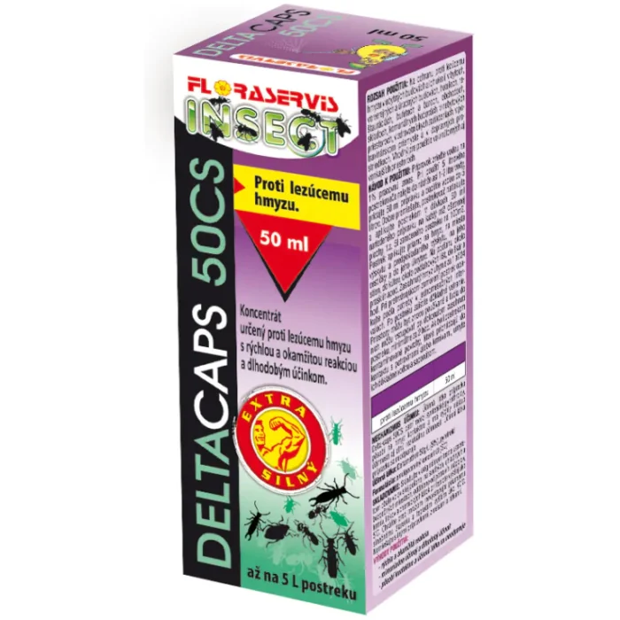 Deltacaps 50 CS postrek na hmyz Deltacaps 50 CS postrek na hmyz, 50ml Floraservis