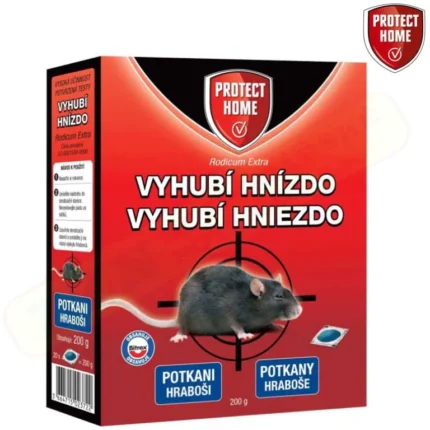 RODICUM EXTRA Mäkká návnada na potkany a hrabošov 20x10g - 200 g Protect Home