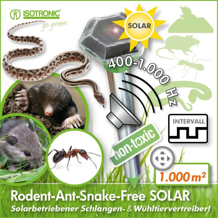 Plašič krtkov, hlodavcov, mravcov a plazov ISOTRONIC 70045