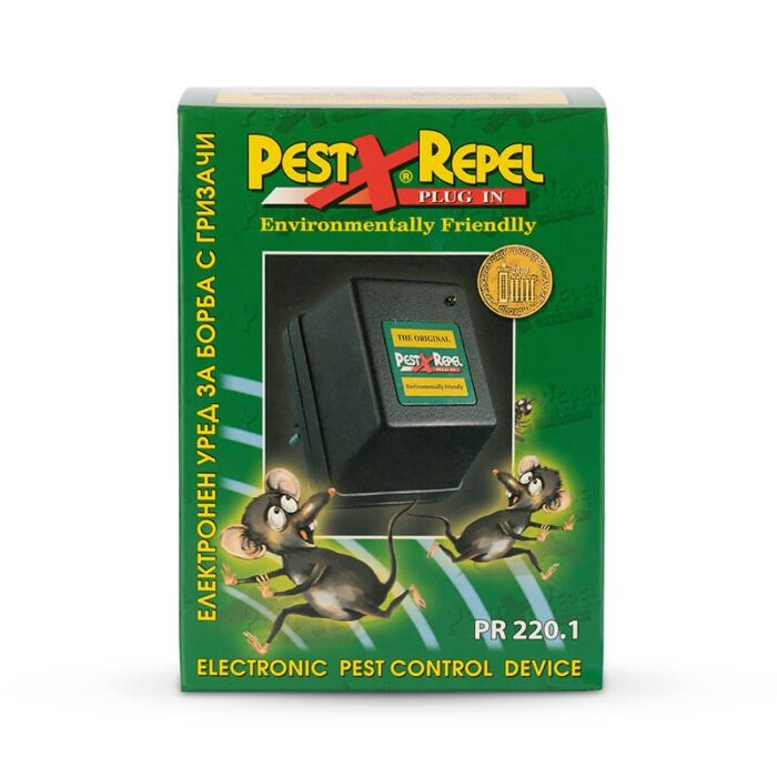 Elektronický plašič hlodavcov PestXRepel PR-220.1 • Kliešť.sk