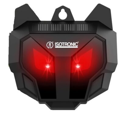 Solárny odpudzovač divej zveri s červený svetlom ISOTRONIC 92136