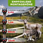 Solárny odpudzovač divej zveri s červený svetlom ISOTRONIC 92136 • Kliešť.sk