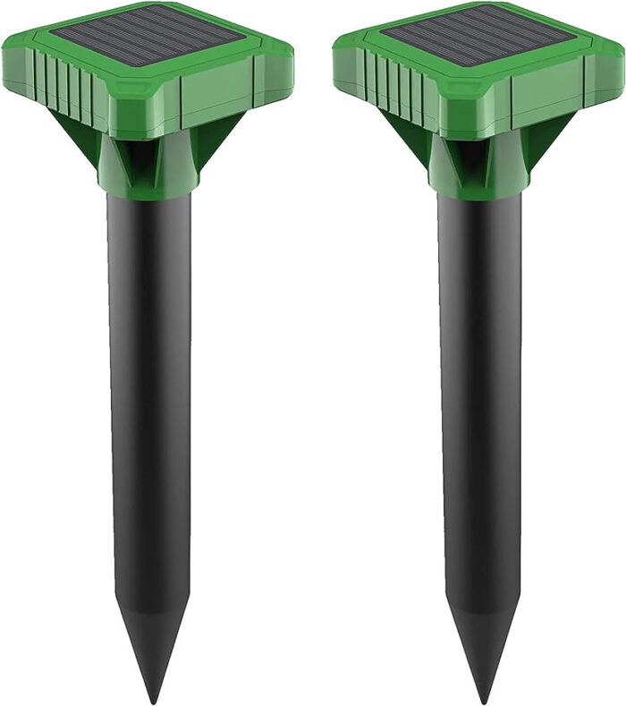 Solárny odpudzovač krtkov ISOTRONIC 70015 sada 2 ks • Kliešť.sk
