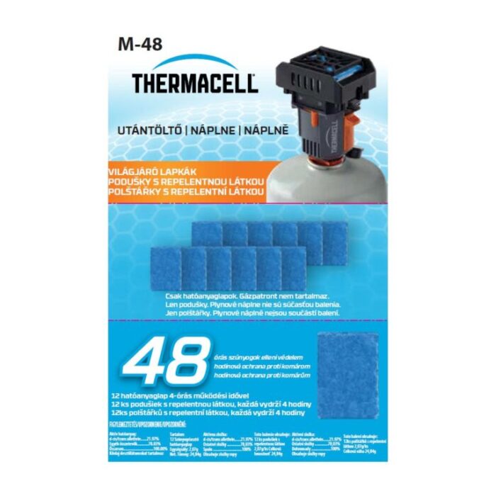 Thermacell náhradné vankúšiky na 48h M-48 • Kliešť.sk
