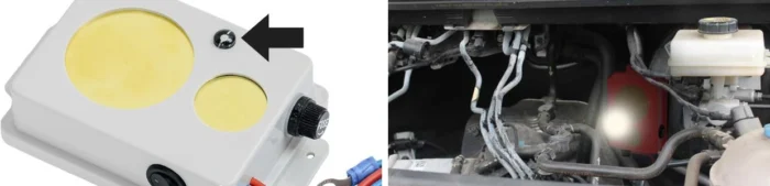 Ultrazvukový plašič do auta na kuny, myši a potkany DRAGON ULTRASONIC A100 • Kliešť.sk