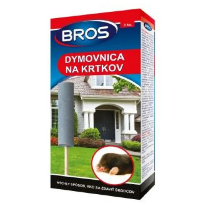 BROS dymovnica na krtkov 3ks v balení Elektronická pasca na hlodavce Waitech Profesional • Kliešť.sk