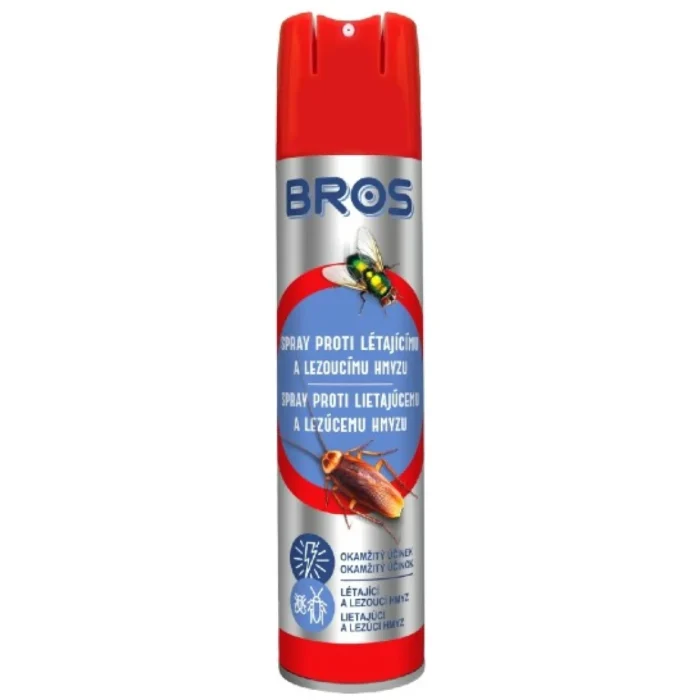 BROS spray proti lietajúcemu a lezúcemu hmyzu 400 ml BROS spray proti lietajúcemu a lezúcemu hmyzu 400 ml • Kliešť.sk
