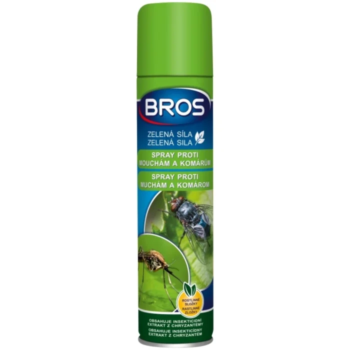 BROS - ZELENÁ SILA spray proti muchám a komárom 300 ml BROS - ZELENÁ SILA spray proti muchám a komárom 300 ml