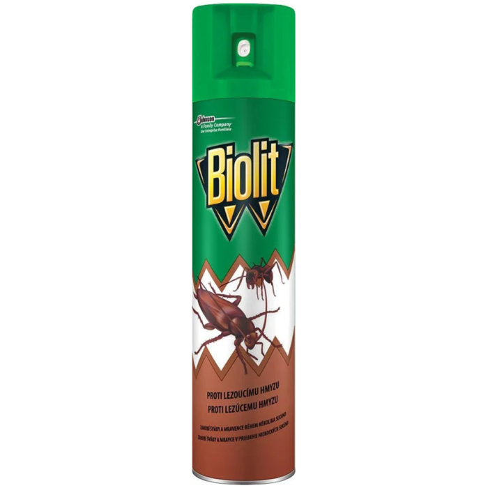 Biolit® sprej proti lezúcemu hmyzu 400ml Biolit® sprej proti lezúcemu hmyzu 400ml • Kliešť.sk