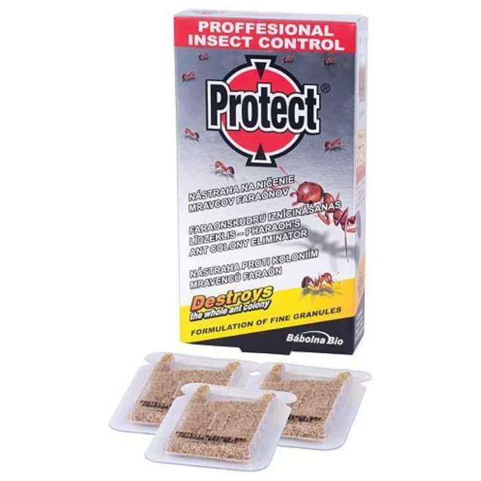 PROTECT® nástraha na ničenie mravcov faraónov PROTECT® nástraha na ničenie mravcov faraónov, 3 ks • Kliešť.sk