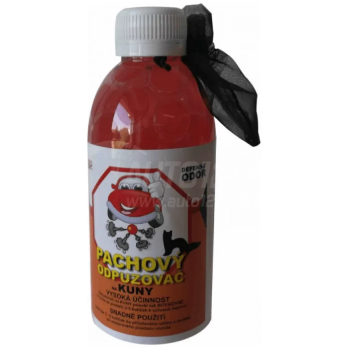 Pachový odpudzovač na KUNY do auta guličky 50ks StopPest BIOPROSPECT STOP zápachu 500ml • Kliešť.sk