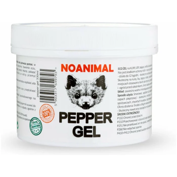 Pachový odpudzovač zveri NOANIMAL PEPPER GEL 330ml Pachový odpudzovač zveri NOANIMAL PEPPER GEL 330ml • Kliešť.sk