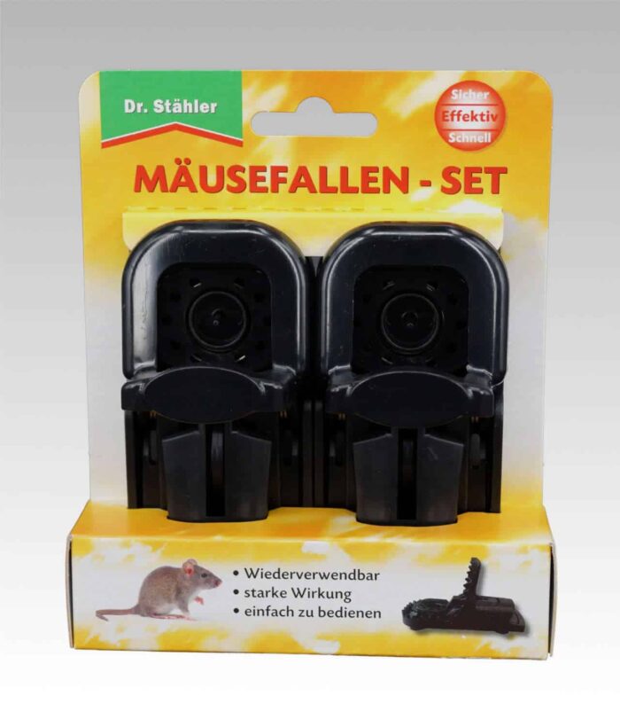 Pasca na myši DR. STÄHLER MÄUSENFALLEN-SET 2ks • Kliešť.sk