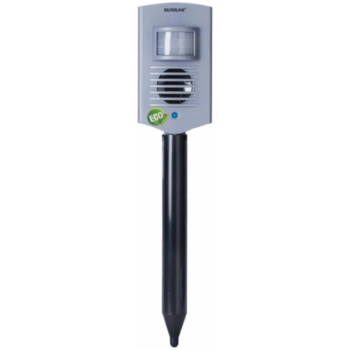 Ultrazvukový batériový odpudzovač kún a mačiek IN 25350 Silverline® Ultrazvukový batériový odpudzovač kún a mačiek IN 25350 Silverline® • Kliešť.sk