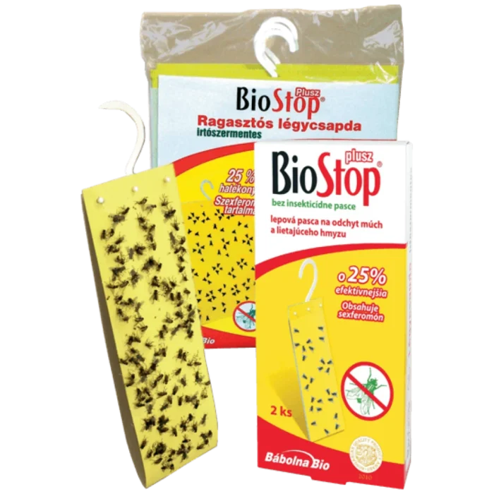 BioStop lepová pasca na muchy 2ks/bal BIOPROSPECT STOP zápachu 500ml • Kliešť.sk