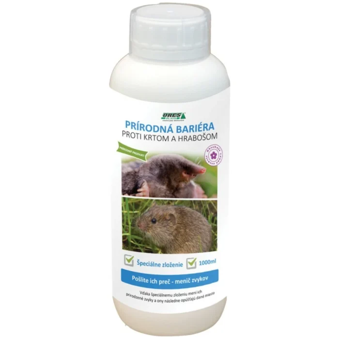 Prírodná bariéra proti krtom a hrabošom 1000ml EKOLAS Prírodná bariéra proti krtom a hrabošom 1000ml EKOLAS • Kliešť.sk