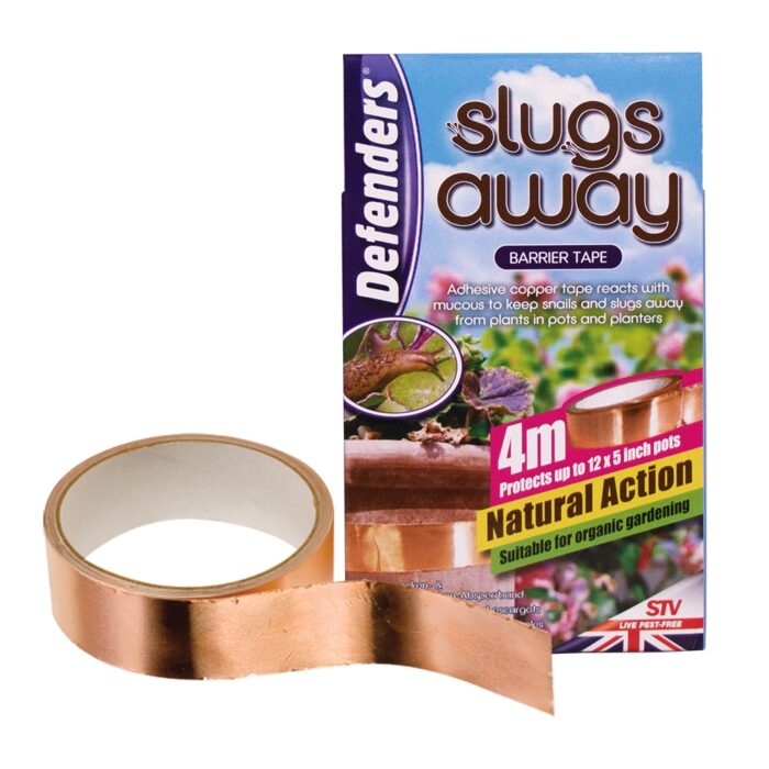 Medená páska proti slimákom Defenders Slugs Away® Barrier Tape – 4m • Kliešť.sk