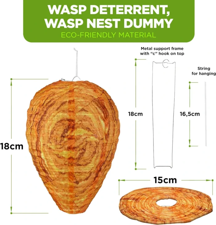 Imitácia hniezda sršňov ISOTRONIC 84045 – odpudzovač ôs a sršňov, ekologická ochrana • Kliešť.sk