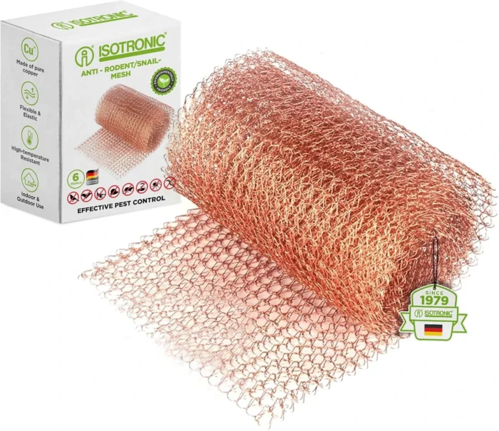 Medená sieť na ochranu proti slimákom 6 m ISOTRONIC 81015 – ekologická bariéra pre vašu záhradu Medená sieť na ochranu proti slimákom 6 m ISOTRONIC 81015 – ekologická bariéra pre vašu záhradu