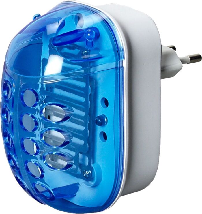 Elektrická pasca na komáre a hmyz Strend Pro Beetle do zásuvky – UV/LED lampa 25 m² • Kliešť.sk