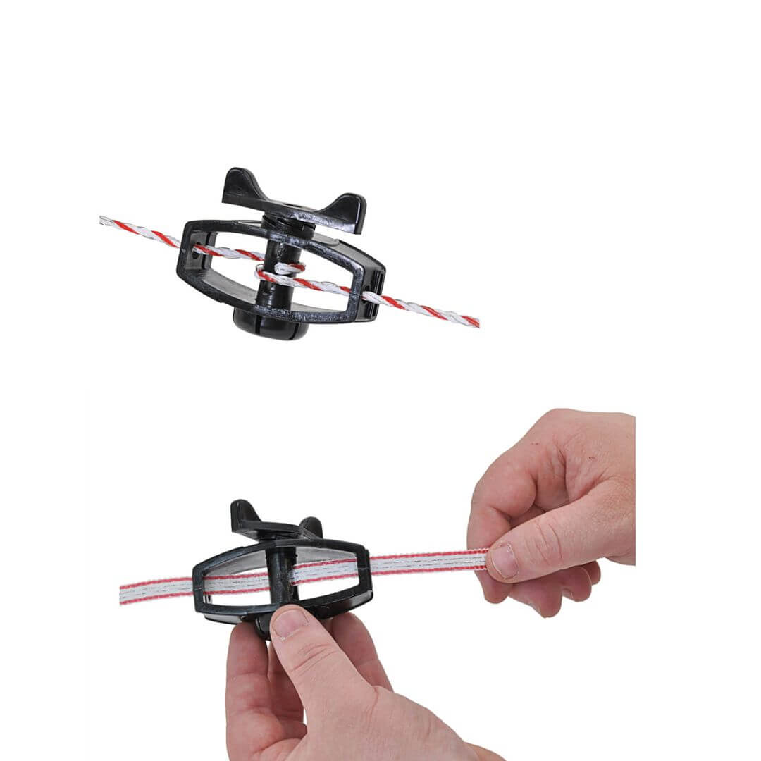 Plastový napínač drôtu elektrických ohradníkov, drôty do 3 mm - 4 ks – Obrázok 3