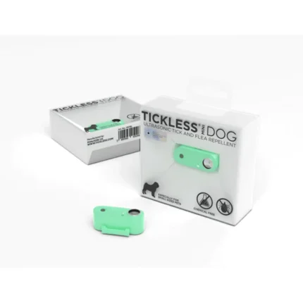 TICKLESS® MINI DOG – Mentha Green – dobíjateľný ultrazvukový odpudzovač kliešťov a bĺch pre psov