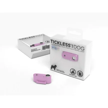 TICKLESS® MINI DOG – Organ Purple – dobíjateľný ultrazvukový odpudzovač kliešťov a bĺch pre psov
