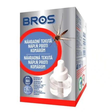 BROS elektrický odparovač náhradná tekutá náplň proti komárom BROS elektrický odparovač náhradná tekutá náplň proti komárom • Kliešť.sk