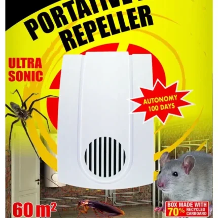 Ultrazvukový odpudzovač hlodavcov a hmyzu Weitech WK0240 60 m² na batérie