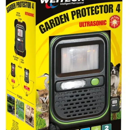 Ultrazvukový odpudzovač zvierat Weitech WK0054 Garden Protector 4 s LED bleskom 200 m²