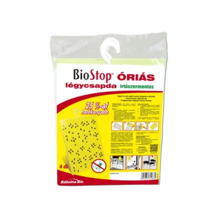 BioStop veľkoplošná lepová pasca na muchy PLUS A4 (4ks)